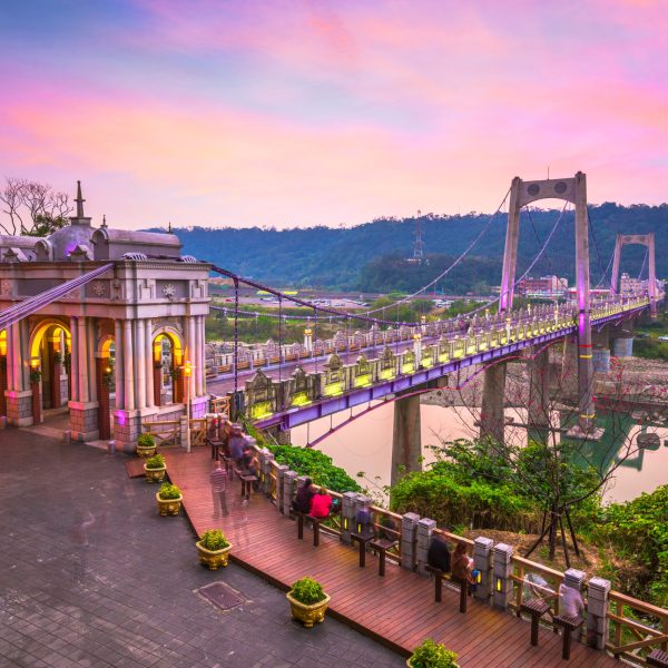 Daxi Bridge In Daxi, Taoyuan, Taiwan