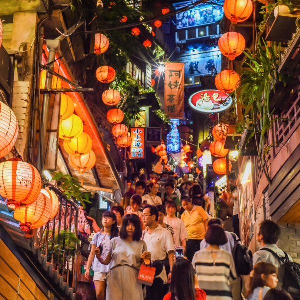 New,taipei,city,,taiwan August,4,,2017:,night,street,view,of