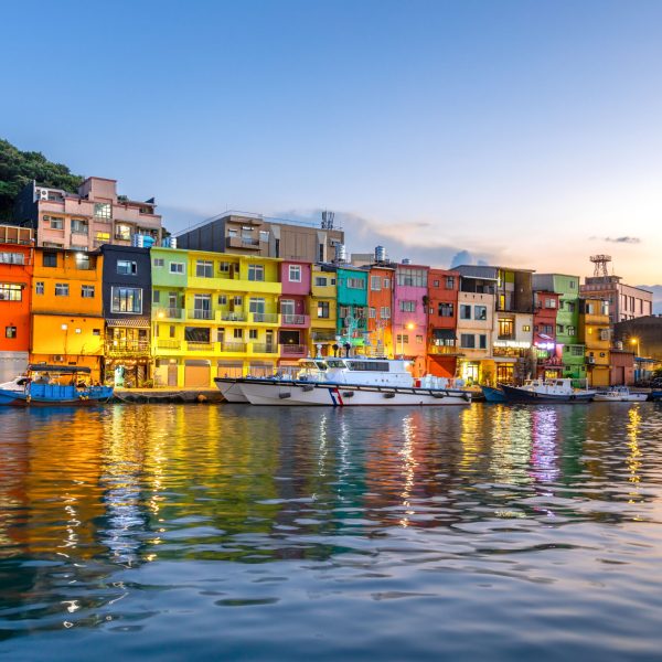 Colorful,zhengbin,fishing,port,at,keelung,,taiwan
